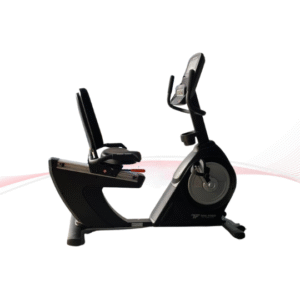 Ilustrasi sepeda statis dengan sandaran